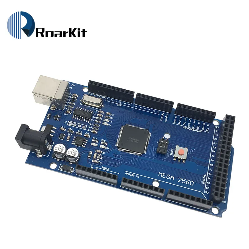 1 комплект Mega 2560 R3 Mega2560 REV3(ATmega2560-16AU CH340G) плата с usb-кабелем совместима с arduino