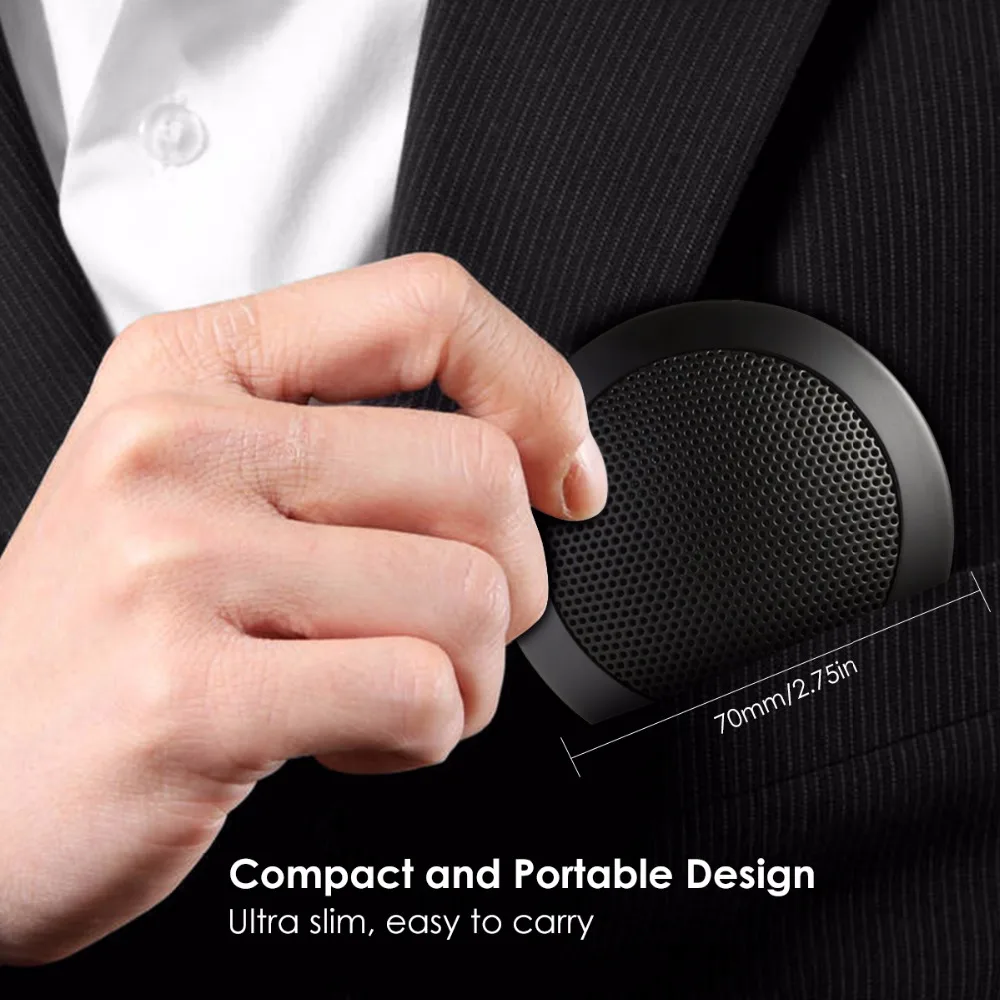 SOONHUA Конференц Студия микрофон Топ всенаправленный USB Plug and Play Mic 1 7 м длинный