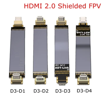 

D3-D FPV Micro HDMI 2.0 shielded 4k 2k 60Hz FPC Flat Cable 5cm 10cm 20cm 30cm 50cm 80cm 1m 2m for Multicopter Aerial Photography