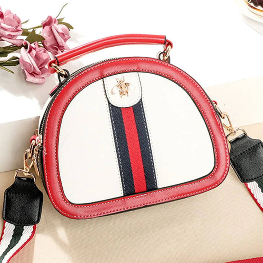 Роскошные сумки, дизайнерские сумки через плечо для женщин, известный бренд, женские сумки с широкими лямками, летние маленькие сумочки, женские ручные сумки - Цвет: Dark Red