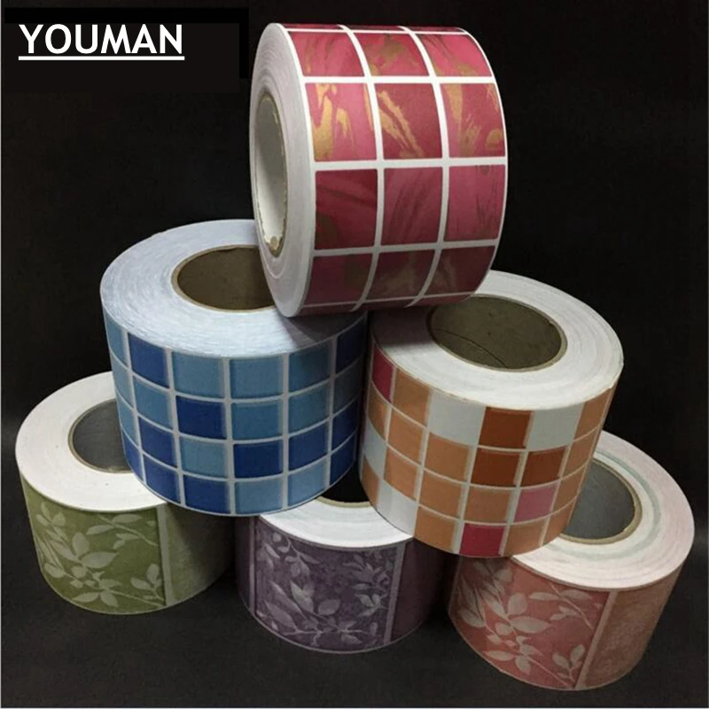 Самоклеящиеся наклейки YOUMAN PVC для кухни настенные водонепроницаемые ванной|Обои|