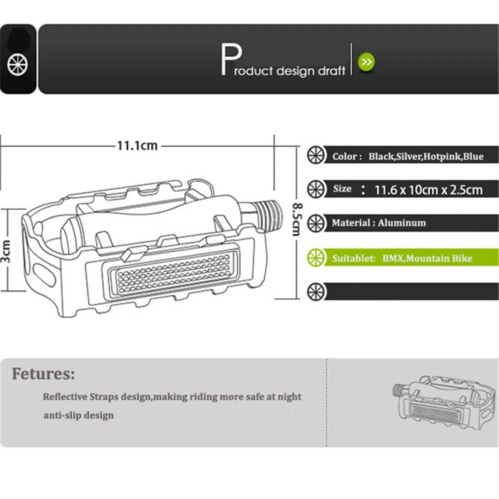 1 пара велосипедных педалей, педали для горного велосипеда, MTB, шоссейные, велосипедные, сплав, алюминиевая педаль Аксессуары для велосипеда, запчасти, 4 цвета