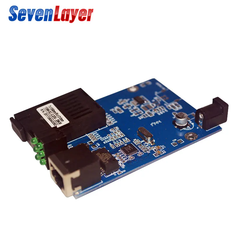 

10/100M High Quality Realtek8305NB Optical Fiber Media Converter Fiber Transceiver 100M Full PCBA with Fiber module