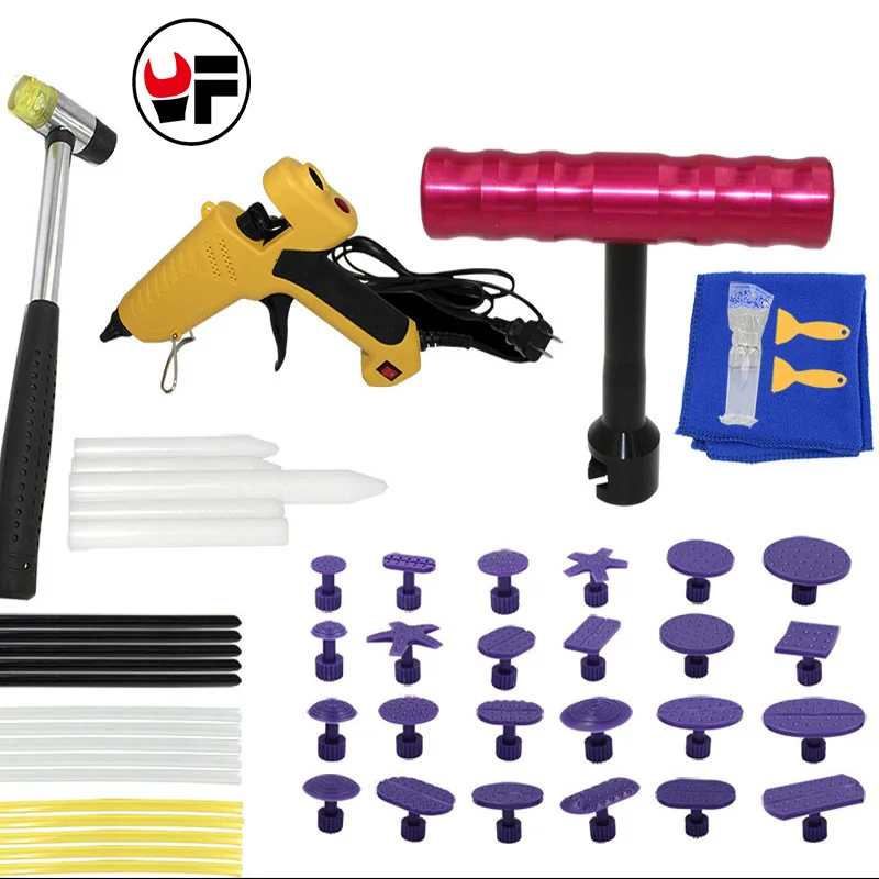 

Paintless Car Dent Repair Tools Kit Removal Car Body Tool Kit Dent Puller Tool Set Straightening Instruments Ferramentas DN164