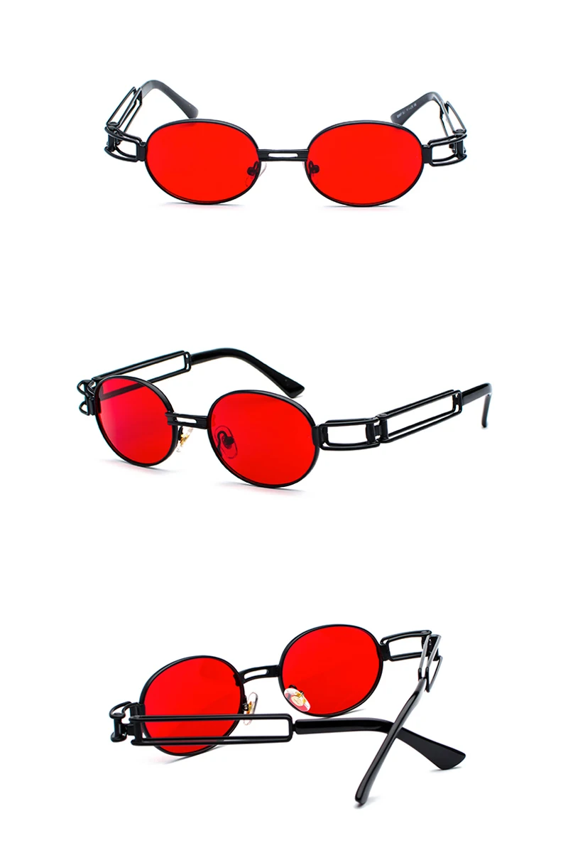 vintage steampunk sunglasses red men accessories detail (4)