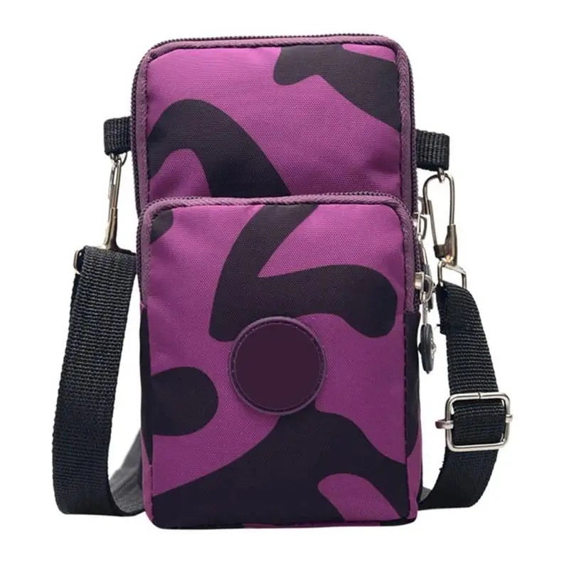 

Multifunctional Coin Wallet Case Detachable Strap Sport Arm Bag Cross-body