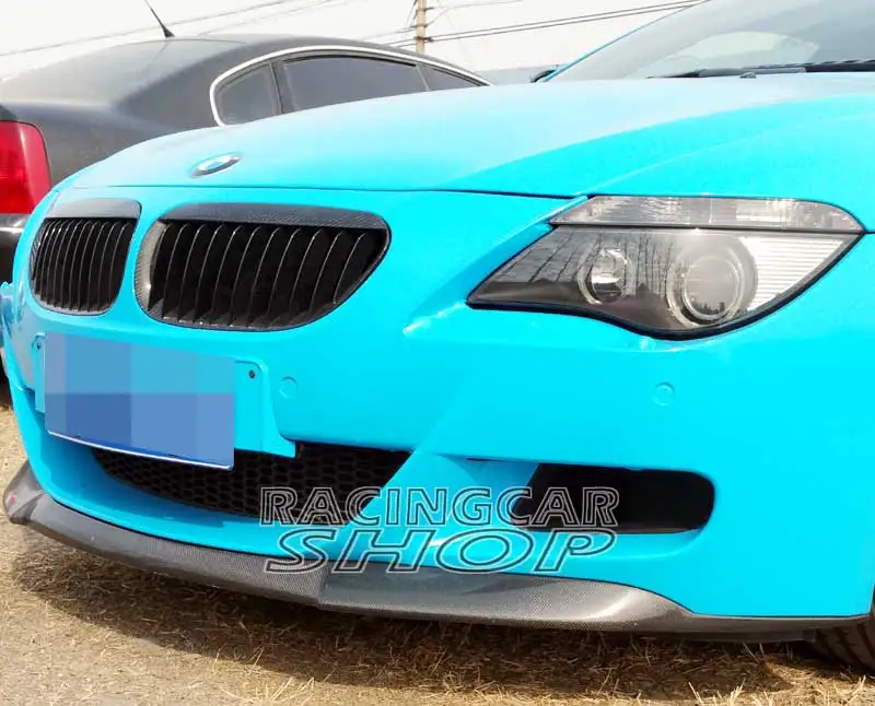 Vos Style Real Carbon Fiber передний бампер спойлер для BMW E63 E64 M6 2004 2010 B034|spoiler for bmw|spoiler bmwspoiler