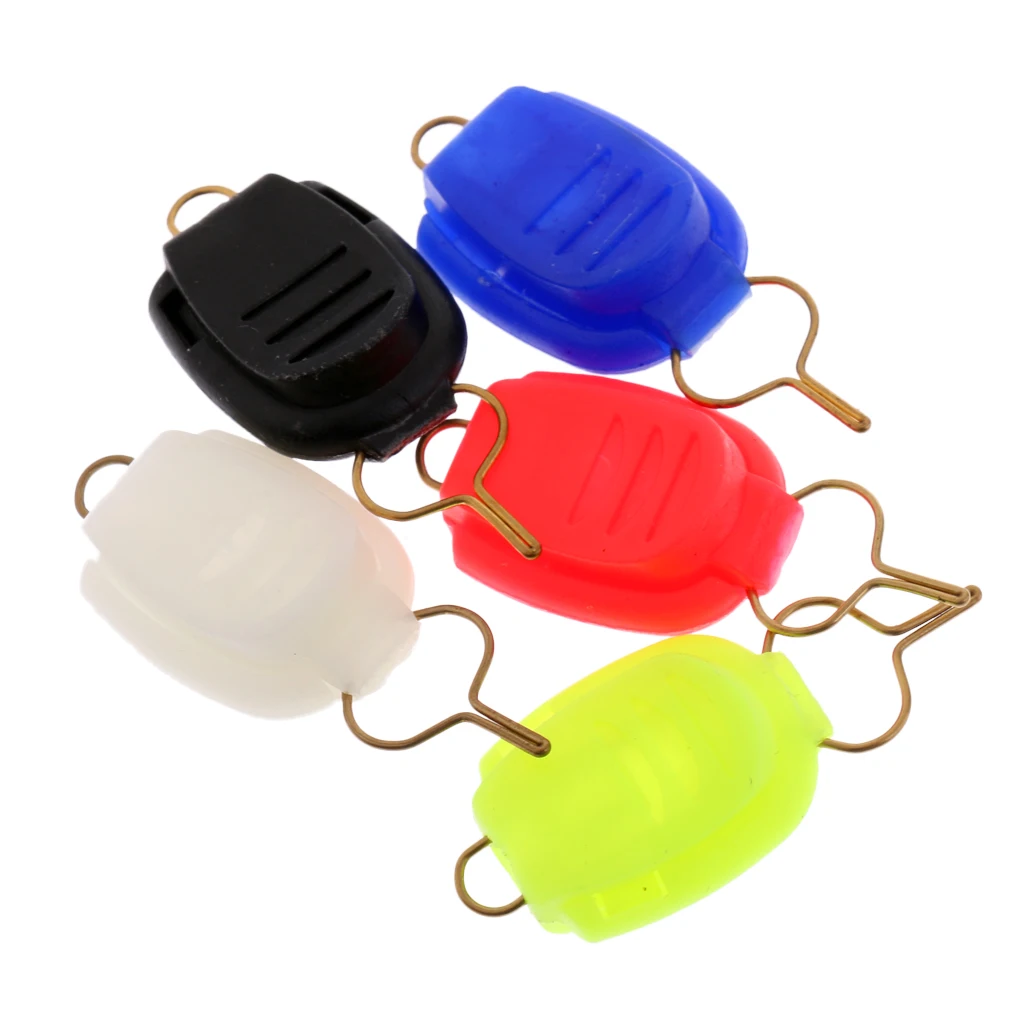 5pcs Compact Baitcasting Reel Fishing Line Holder Fishing Line Clip Buckle Stopper, Fishing Tackle Accessories