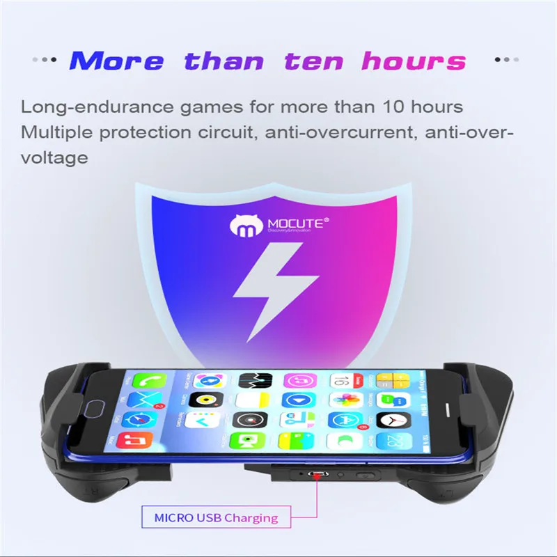 

New Bluetooth 3.0/4.0 Gamepad PUBG Controller PUBG Mobile Triggers Joystick Wireless Joypad For IOS Android Mainstream Models