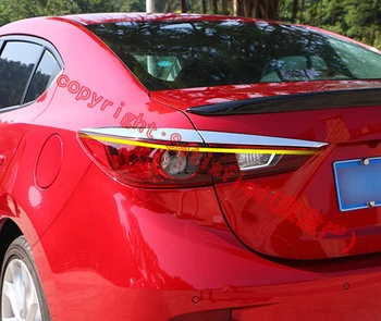

For Mazda 3 M3 Axela sedan(4DR) 2017 2018 ABS Chrome Tail light Cover Trim