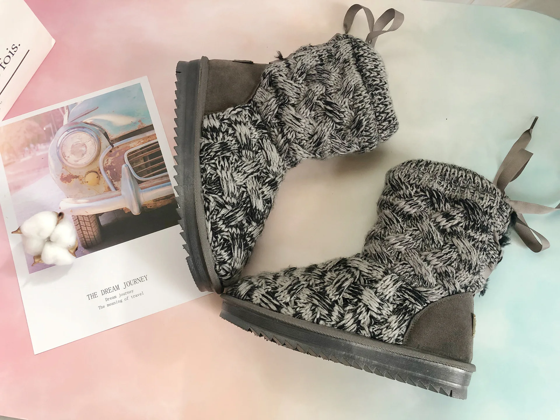 Прямая поставка; женские ботинки с вышивкой; зимняя теплая Домашняя обувь с хлопковой подкладкой; зимние плюшевые ботинки с мягкой подошвой; 796