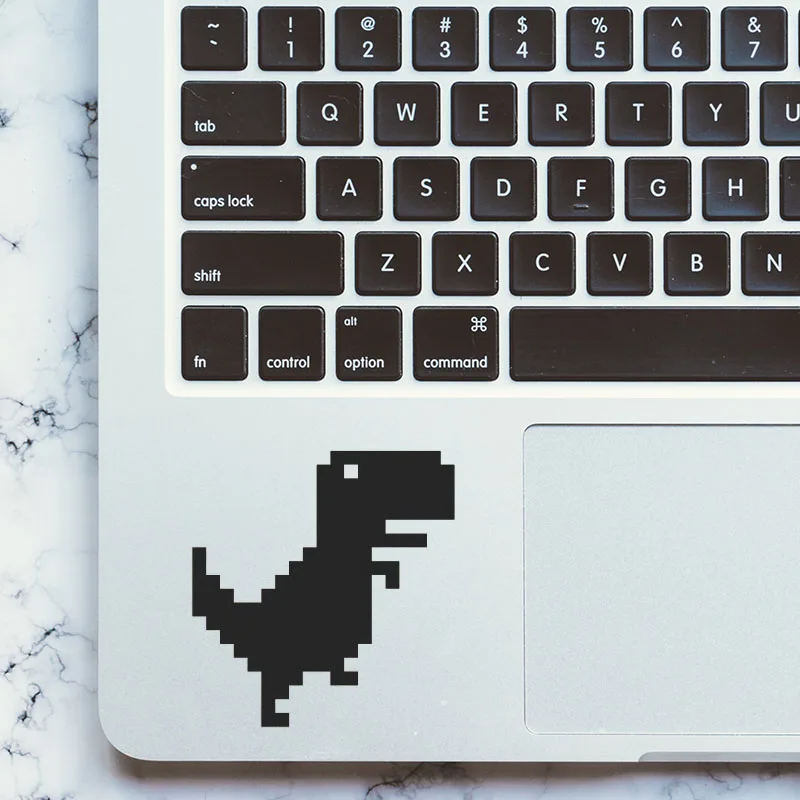 

8 Bit Cute Game Dinosaur Trackpad Decal Laptop Sticker for MacBook Pro Air Retina 11 12 13 15 inch Mac Notebook Touchpad Skin