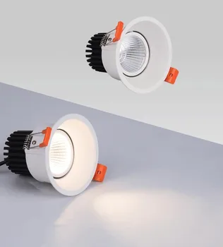 

High quality Bright Recessed LED Dimmable Downlight COB 5W 7W 9W 12W LED Spot light LED decoration Ceiling Lamp
