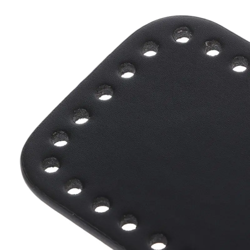Прямоугольное дно с отверстиями для вязания Сумки из искусственной кожи сумки DIY сумки через плечо аксессуары