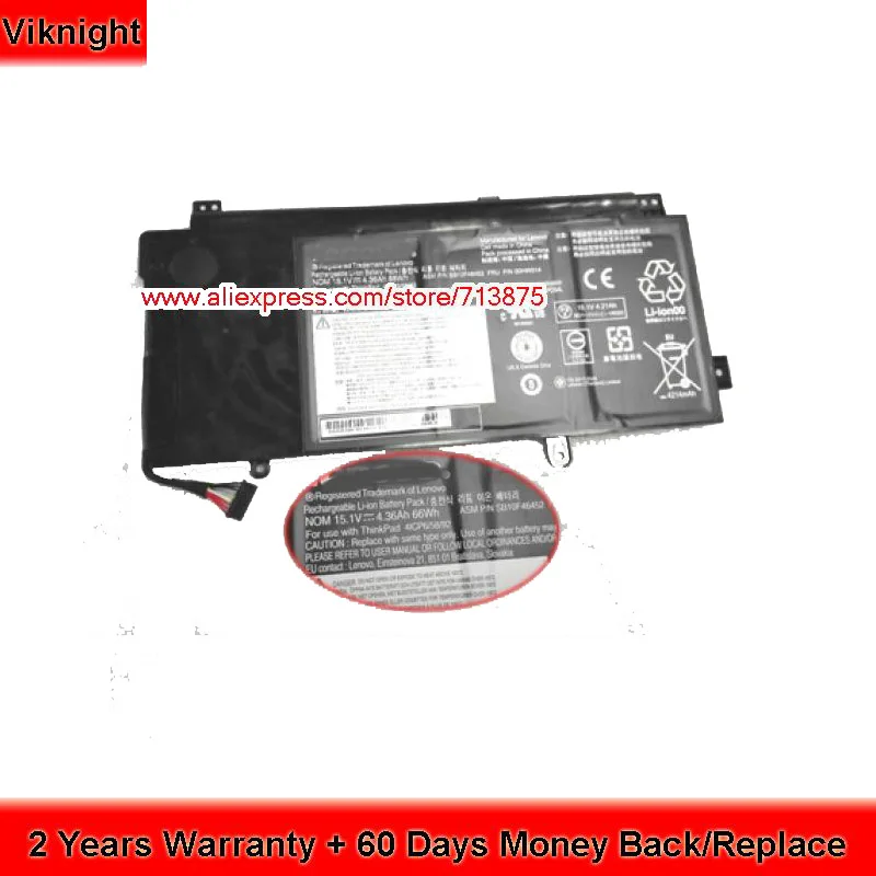 

Genuine 15.1V 66Wh SB10F46452 00HW014 Laptop Battery For Lenovo Yoga 15 00HW015 ASMSB10F46452