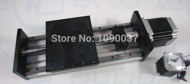 

High Precision GX 1610 Ballscrew Sliding Table effective stroke 1500mm+1pc nema 34 stepper motor 5NM XYZ axis Linear motion