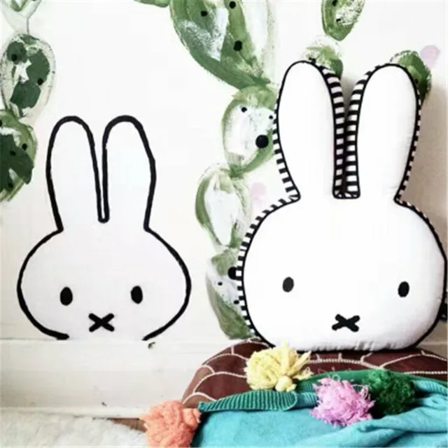 Nordic Baby Room Decor Cute Cushion Rabbit Decoration Pattern Cotton Nordic Baby Room Decor Cute Cushion Rabbit Decoration Pattern Cotton Plush Cushions Bunny Pillows Children Toy