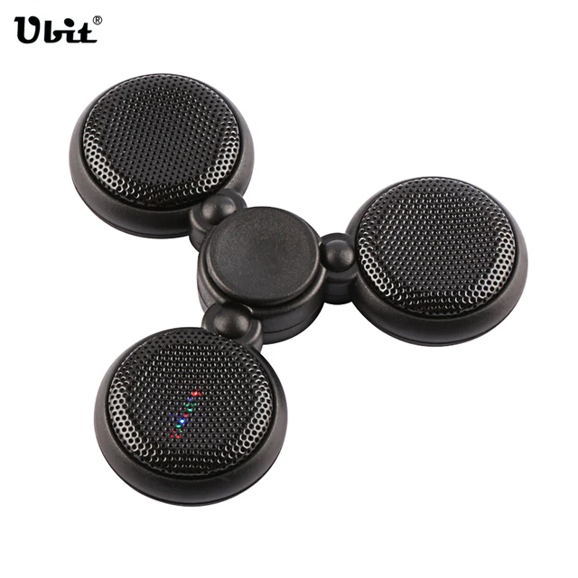 Ubit Mini Wireless Bluetooth Finger Rotary Speaker Led Ubit Mini Wireless Bluetooth Finger Rotary Speaker Led For Phone Portable Music Edc