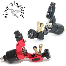 Pro 2 pcs Black&Red Hummingbird V2 Original Swiss Motor Rotary Tattoo Machine Gun kit liner shader for cord