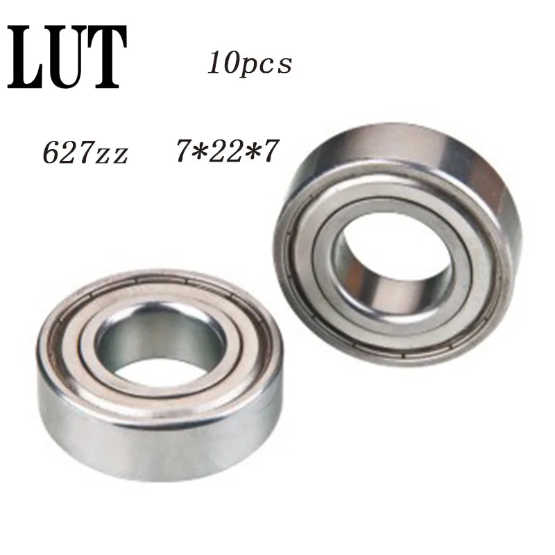 627ZZ Bearing 627 2RS 10PCS 7*22*7 mm Miniature 627Z 7X22X7 Ball ...
