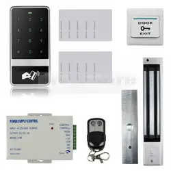 Diysecur 8000 пользователей магнитный замок 125 кГц RFID считыватель пароль дверной Управление доступом безопасности Системы комплект