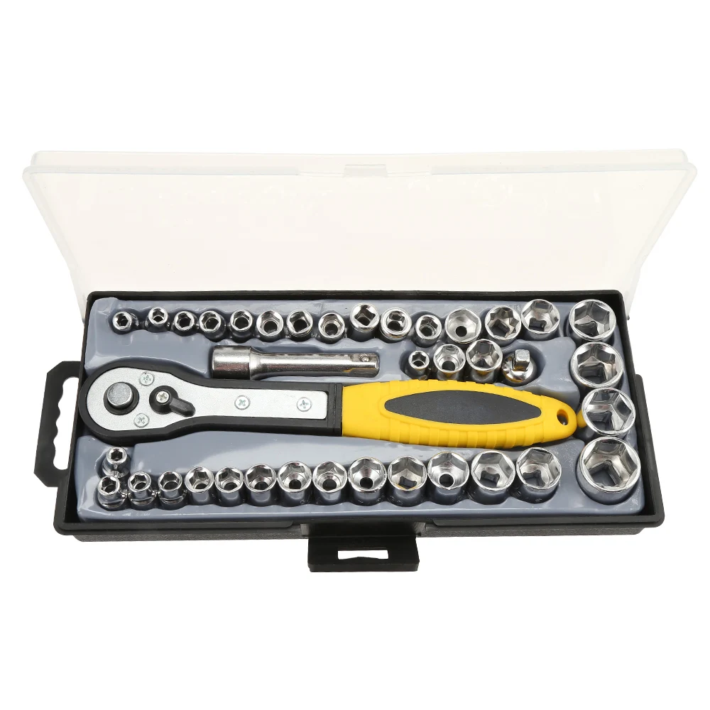 Portable 40PCS Professional Socket Wrench Repair Maintenance Tools Set For Car Home machine Using Multifunctional Hand Tool Set Portable 40PCS Professional Socket Wrench Repair Maintenance Tools Set For Car Home machine Using Multifunctional Hand Tool Set