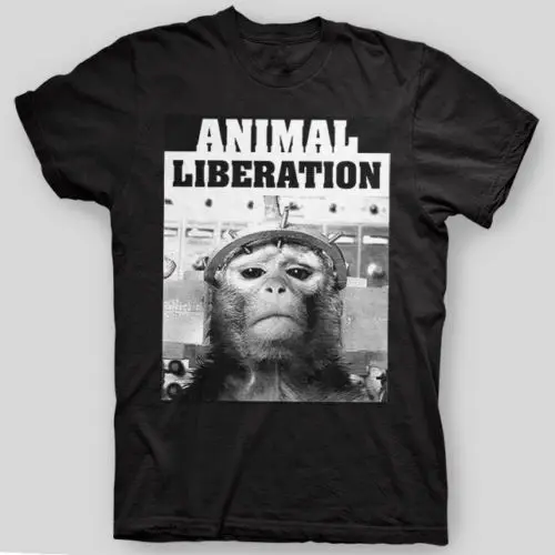 Освобождение животных для веганов sXe EARTH CRISIS Chimp ALF Футболка с сердцем размеры S-5X |