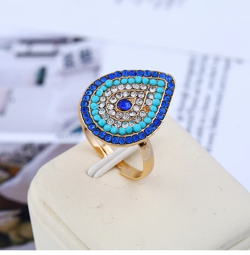 5pcs/set jewelry necklace bracelet drops Turkey blue eye jewelry set