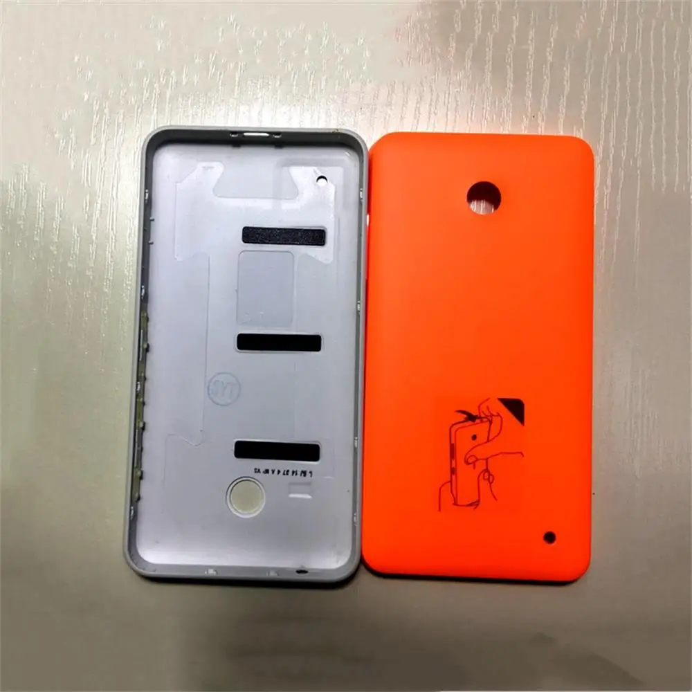 Задняя крышка для Nokia Lumia 630 запасная часть корпуса с боковой кнопкой громкости 635