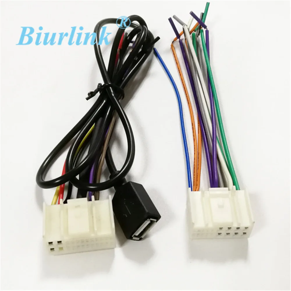 Biurlink автомобильный аудио завод радио CD DVD кабель адаптер для Hyundai IX35 Elantra Kia K2 K5