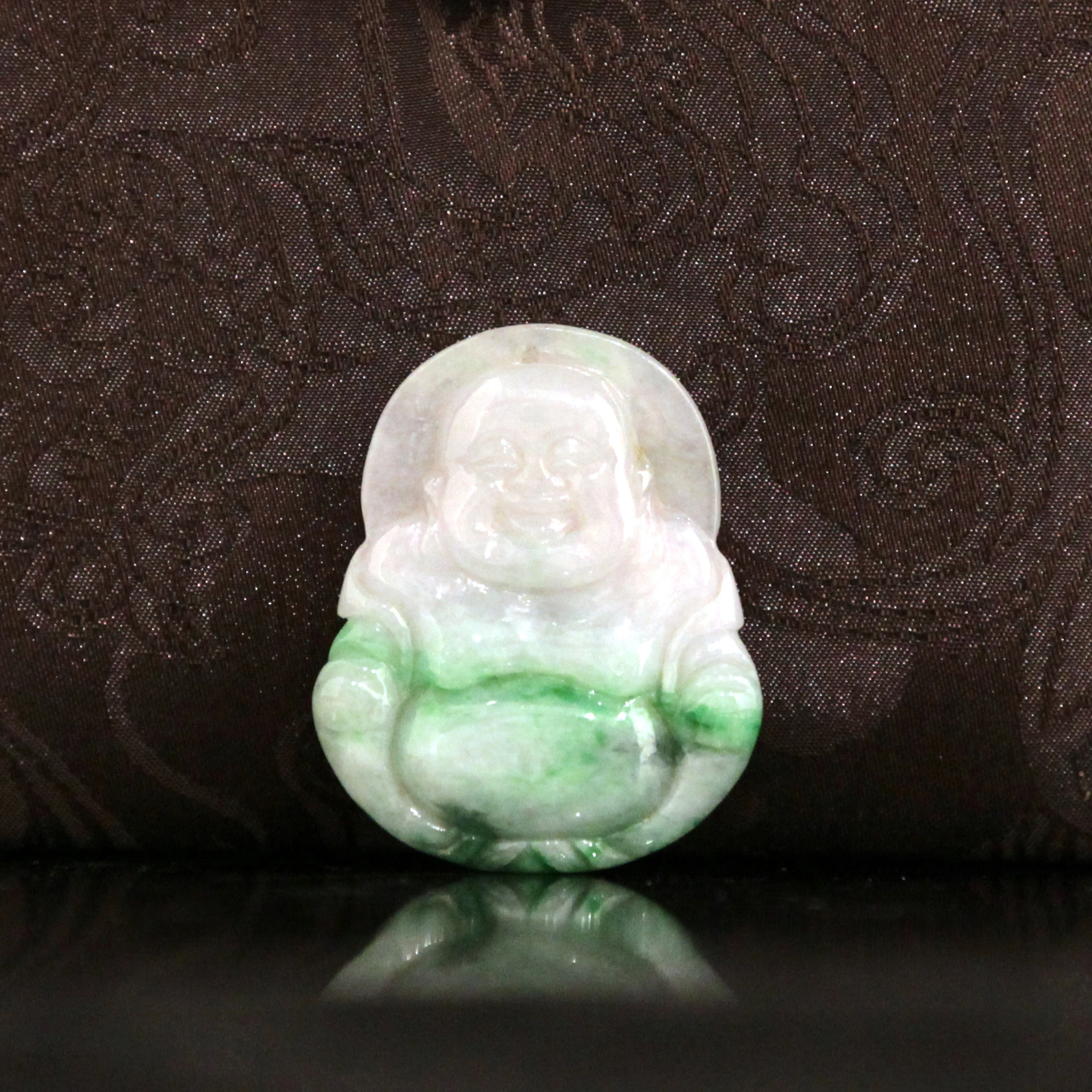 

Maitreya jadeite floating flower Pendant is a kind of jade For Men Women Unisex Hetian