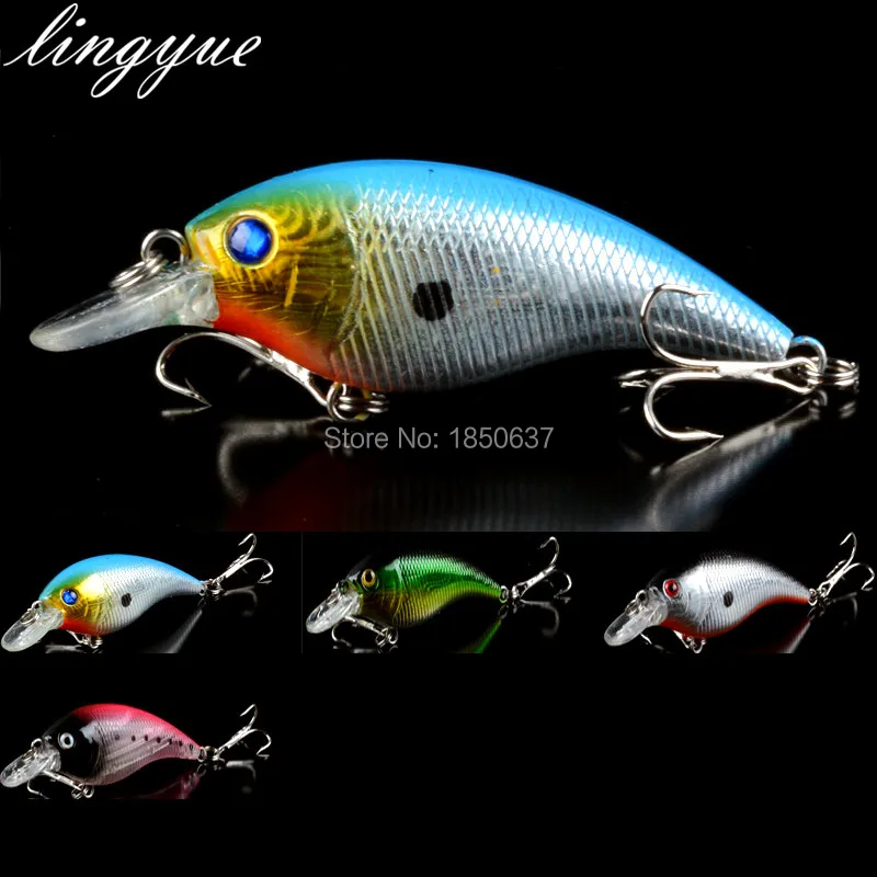 New Arrival Sale 1pcs Hard Fat Crank font b Fishing b font Lures 4 colors Available