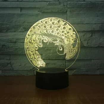 

Household Appliances Intelligent Remote Control Night Table Lamps Led Bedside 3d Visual Usb Headlamp Desk Lamp