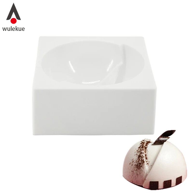 

Wulekue 3D Silicone Half-sphere Shape Eye Cake Mold For Cakes Brownie Mousse Baking Tools