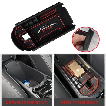 

fit for Toyota CH-R Car Armrest Storage Box Center Console Tray Retrofit Classify Storage Sort Out Box