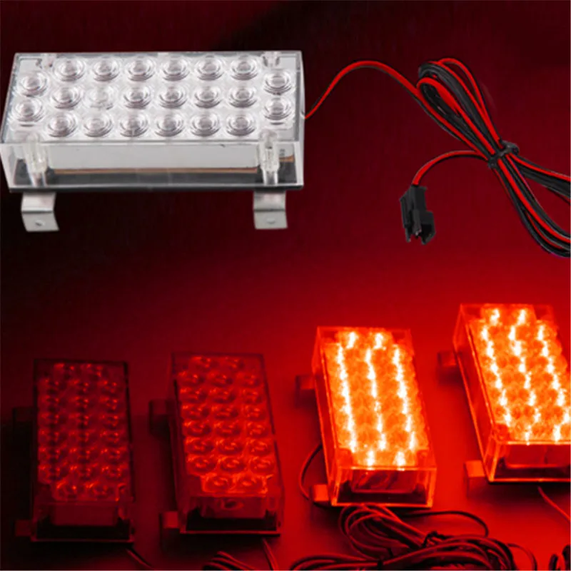 CARCHET 88 LED Желтый стробоскоп аварийный мигающий предупреждающий свет для
