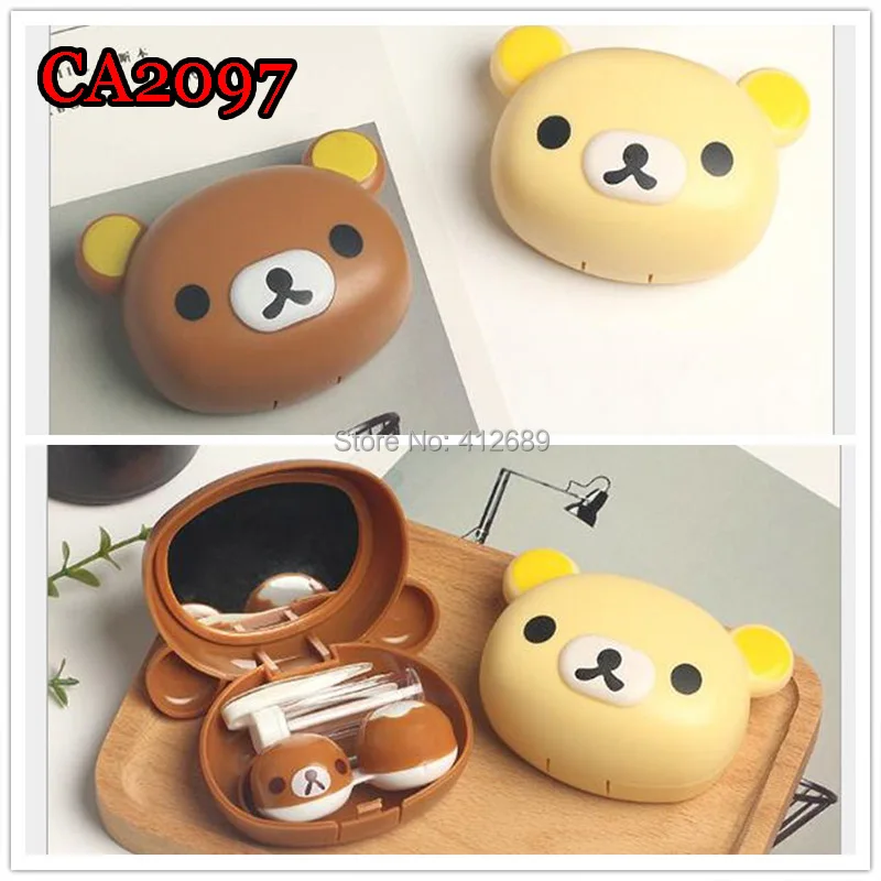 

CA2097 RILAKKUMA BEAR 3D COLORFUL CONTACT LENS CASE