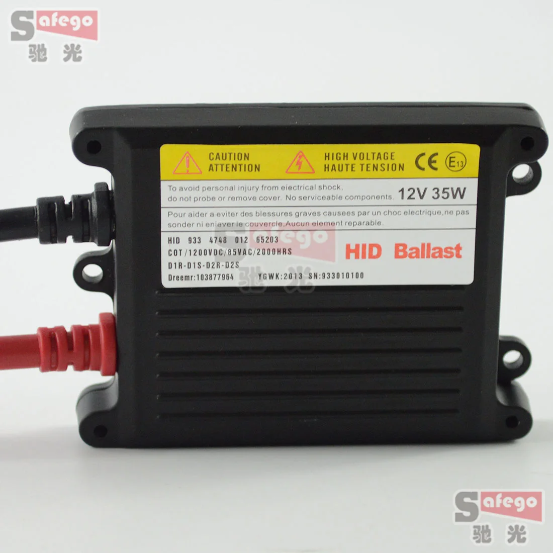 hid xenon ballast 12v 35w Digital slim hid ballast 35w block ignition