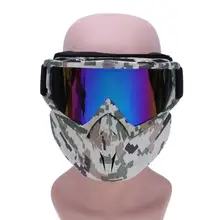 2017 New Cycling Face Mask Winter Sports Ski Snowboard Eyewear Wind Stopper Face Mask Bicycle Motorcycle Goggles Bike Glasses