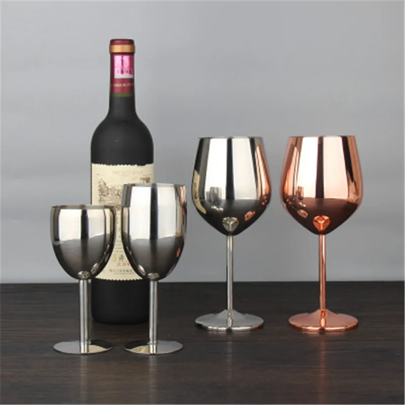 Gloss Metal Champagne Flutes Creative Stainless Steel For Gloss Metal Champagne Flutes Creative Stainless Steel For Weddingpartyred Wine Gl Of Brandy Goblet Gles Bar Supplies In From Home
