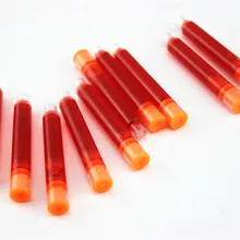 30 шт. одноразовые 3 мм перьевая ручка чернильный картридж заправка длина перьевая ручка чернильный картридж заправка