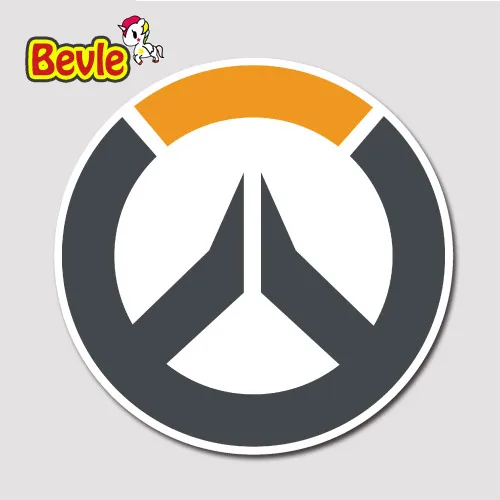 

Bevle 9100 OW Shooting Game Sign Fashion Sticker Notebook Waterproof Tide 3M Sticker Fashion Skateboard Car Graffiti