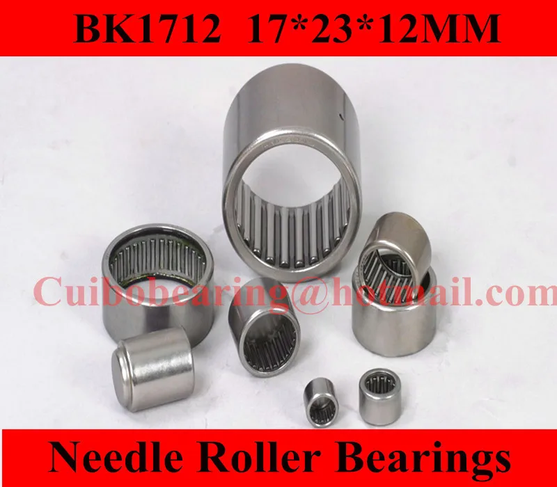 

Free shipping BK172312 BK1712 37941/17 Drawn Cup Type Needle Roller Bearing 17 x 23 x 12mm