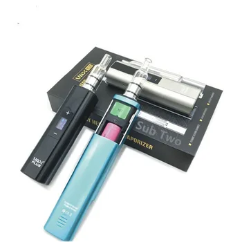 

HOT Vax Vaporizer & Vax plus driest herb 3000mah battery OLED display TC electronic cigarette with glass water pipe vaporizer