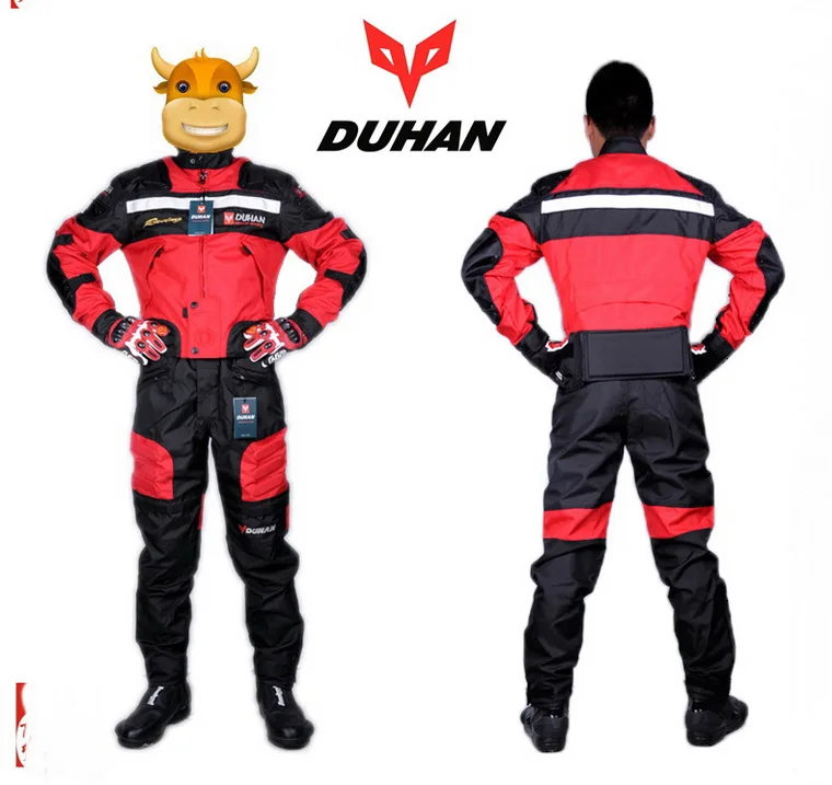 DUHAN moto гоночные мотоциклетные костюмы куртка для верховой езды брюки moto rbike велосипедные майки для мужчин moto rcycle Байкерская одежда D-020 и DK-02