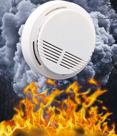 Проводной детектор дыма Earykong, электронный датчик дыма для домашней охранной GSM/Wifi/другой системы сигнализации