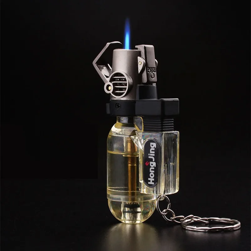 

Gas Cigarette Cigar 1300 C Spray Gun 3 Fire Refillable Lighter Jet Butane Cigar Lighter Windproof Trip Torch Turbo Lighter