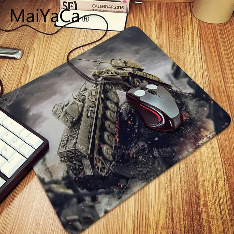 Maiyaca игра World Of Tanks резиновая мышь прочный Настольный коврик для мыши Аниме нескользящий ноутбук компьютер ПК игровой коврик для мыши для cs go