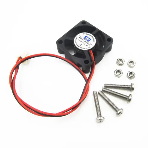 

5V 0.16A Cooling Cooler Fan for Raspberry Pi Model B+ / Raspberry Pi 2/3 with Screws Parts