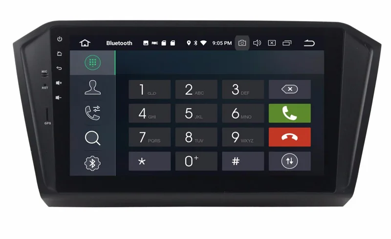 Clearance 10.1inch touch screen android 9.0 car autoradio player for Volkswagen Passat 2015 2016 with gps navigation bluetooth wifi audio 2